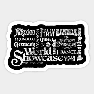 EPCOT Center World Showcase Vintage Sticker
